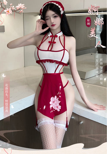 Headscarf Qipao 头巾旗袍