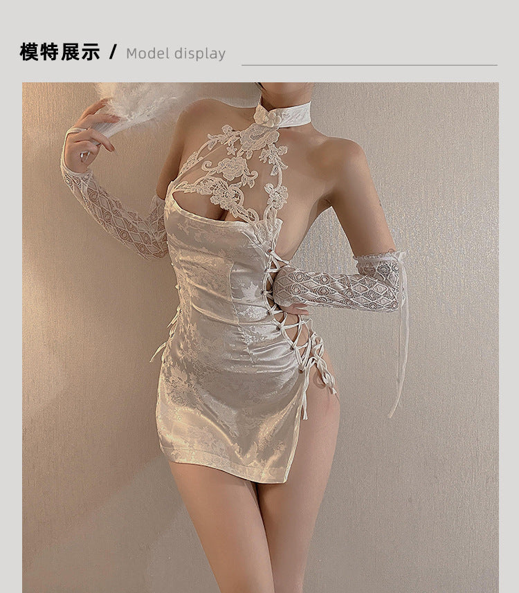 Halter Tie-Back Qipao 挂脖绑带旗袍