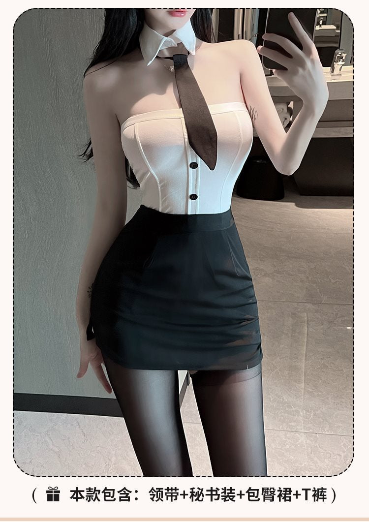 Strapless Secretary Dress 抹胸秘书裙