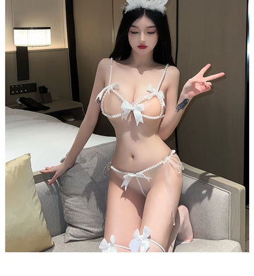 Pearl Bow Lingerie 珍珠蝴蝶结内衣