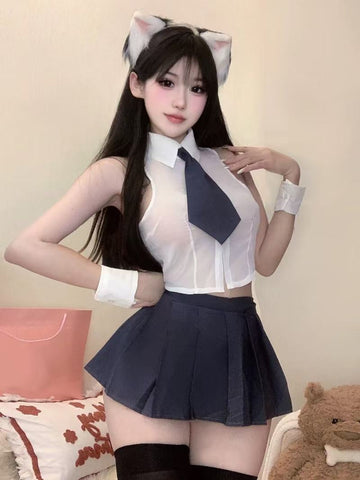 Sensual School Uniform 性感学生装